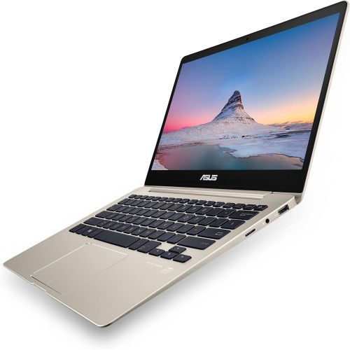 아수스 ASUS ZenBook 13 UX331UA Ultra-Slim Laptop 13.3” Full HD WideView display, 8th gen Intel Core i7-8550U Processor, 8GB LPDDR3, 256GB SSD, Windows 10, Backlit keyboard, Fingerprint, I