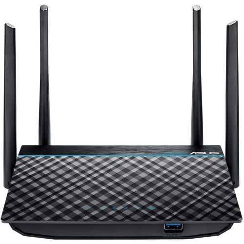 아수스 ASUS Dual-Band 2x2 AC1300 Super-Fast WiFi 4-Port Gigabit Router with MU-MIMO and USB 3.0 (RT-ACRH13)