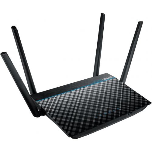 아수스 ASUS Dual-Band 2x2 AC1300 Super-Fast WiFi 4-Port Gigabit Router with MU-MIMO and USB 3.0 (RT-ACRH13)