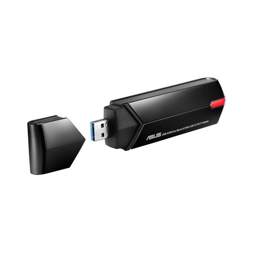 아수스 ASUS USB-AC68 AC1900 Dual-Band USB 3.0 WiFi Adapter, Cradle Included