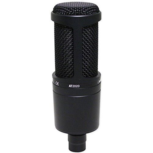 오디오테크니카 Audio-Technica Audio Technica AT2020 Studio Recording Microphone Condenser Mic+Isolation Shield