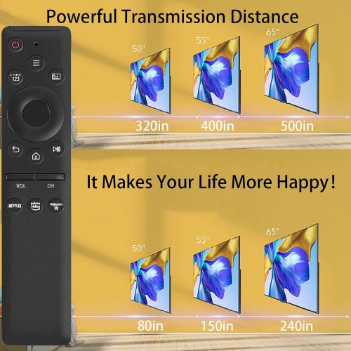  [아마존베스트]ATA-D Universal Remote Control Replacement for Samsung Smart-TV LCD LED UHD QLED 4K HDR TVs, with Netflix, Prime Video Buttons