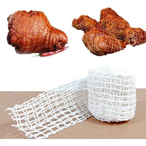  [아마존베스트]ATATMOUNT 1/3 Metre Cotton Meat Netting Ham Roasting Sausage Net Butcher Cord Hot Dog Net Packaging Cooking Utensils