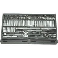 Advanced Tool Design Model ATD-1380 106 Piece 14 and 38 Drive 6-Point Socket Set in Blow Molded Organizer Tray