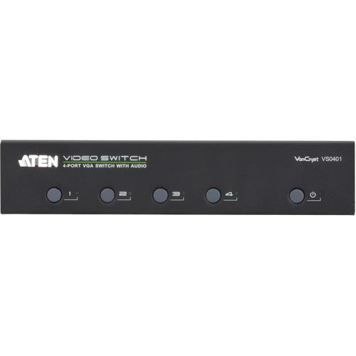 에이텐 ATEN VS0401 4-Port VGA Switch with Audio