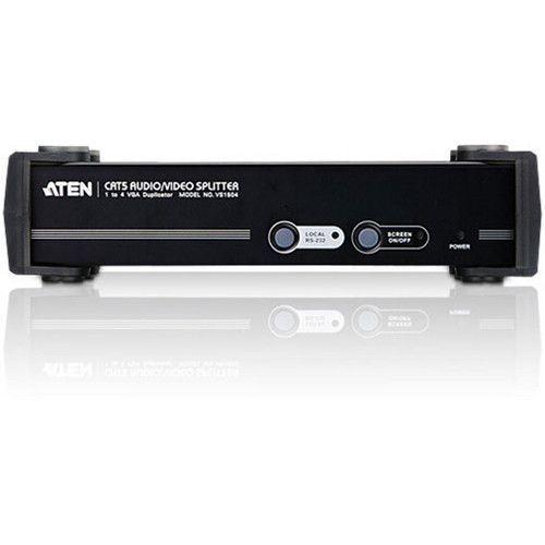 에이텐 ATEN VS1504T Four-Port Cat5 Audio/Video Splitter