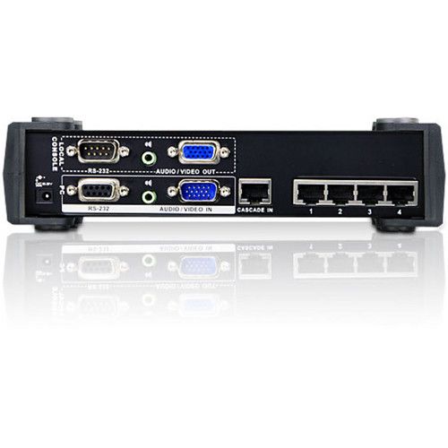 에이텐 ATEN VS1504T Four-Port Cat5 Audio/Video Splitter