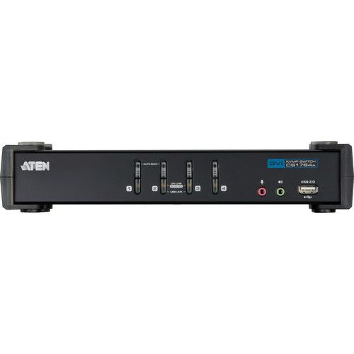 에이텐 ATEN CubiQ CS1764A USB 2.0 DVI KVMP Switch