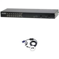 ATEN KH1516Ai 16-Port KVM Switch and USB Adapter Cable Kit (15')