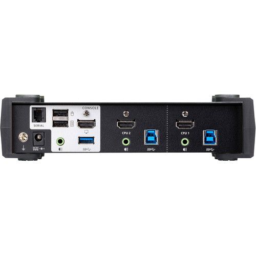 에이텐 ATEN 2-Port USB 3.0 4K HDMI KVMP Switch with Audio Mixer