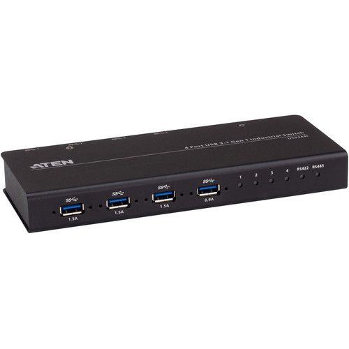 에이텐 ATEN 4 x 4 USB 3.1 Gen-1 Industrial Hub Switch