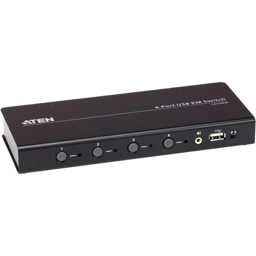 에이텐 ATEN 4-Port USB Boundless KM Switch