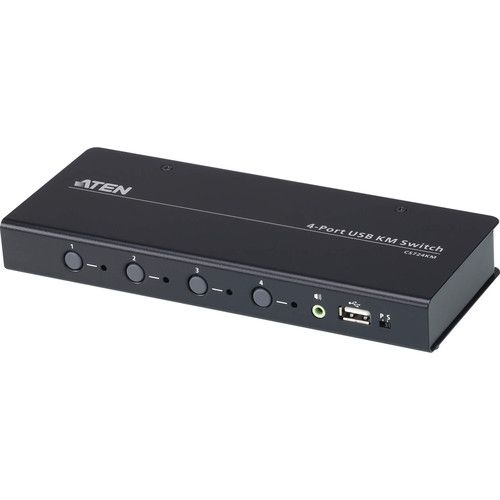 에이텐 ATEN 4-Port USB Boundless KM Switch