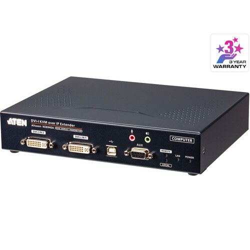 에이텐 ATEN DVI-I Dual-Display KVM over IP Transmitter