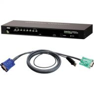 ATEN CS1308 8-Port USB PS/2 KVM Switch with 8 USB Cables