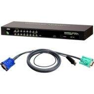 ATEN CS1316KIT 16-Port USB/PS2 KVM Switch with 16 USB Cables Kit