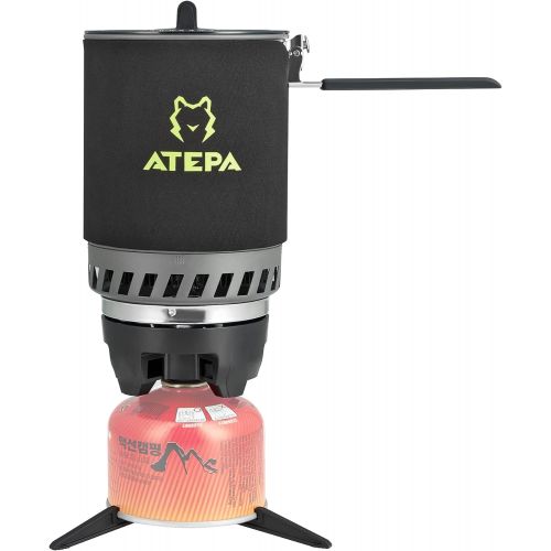  ATEPA Backpacking Camping propane Stove Outdoor Portable Camp Cooking System Ideal for Hiking Hunting Fishing Emergency & Survival