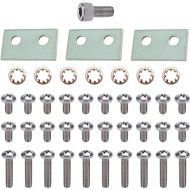 ATIE 280 Pool Cleaner Hardware Screw Kit with 1 pc Sweep Hose Adjust Screw B20, 3 pcs Axle Plate C70, 7 pcs Lock Washer C45, 20 pcs Screw C40, and 10 pcs Screw C76