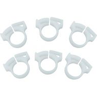 ATIE Sweep Hose Attachment Clamp B15 Replace Polaris 180 280 360 380 Pool Cleaner Sweep Hose Attachment Clamp B15 B-15 (6 Pack)