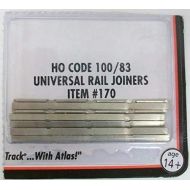 [아마존베스트]Code 100/83 Nickel Silver Universal Rail Joiners 48 Pcs per Blister, Atlas #170 HO Scale