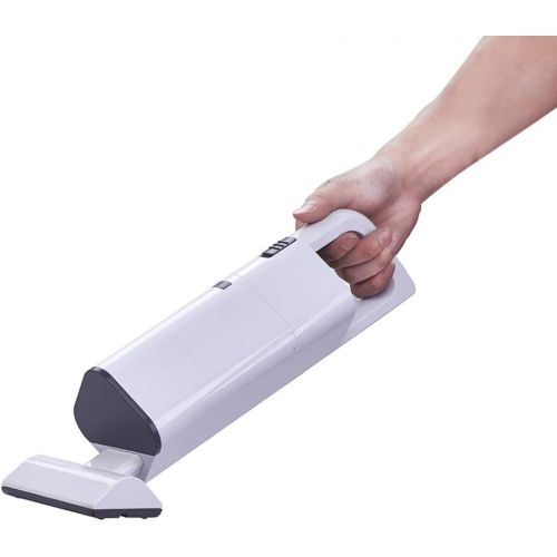  ATMOMO Wireless Car Vacuum Cleaner 120W Powerful Lightweight Wet Dry Handheld Vacuum Cordless for Home and Car Cleaning (White)