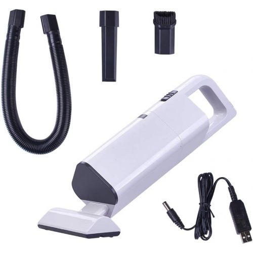  ATMOMO Wireless Car Vacuum Cleaner 120W Powerful Lightweight Wet Dry Handheld Vacuum Cordless for Home and Car Cleaning (White)