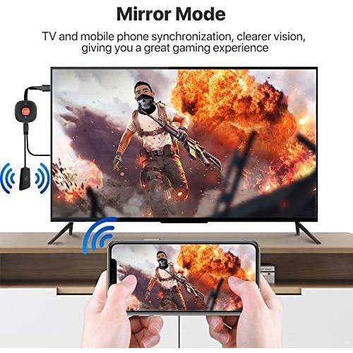  [아마존베스트]-Service-Informationen AT-Mizhi Wireless HDMI Dongle, Streaming, 4K HDR HDMI WiFi Display Dongle, Screen Share Display Receiver, Support for Miracast / DLNA / Airplay for Android / iOS / Windows / Mac OS