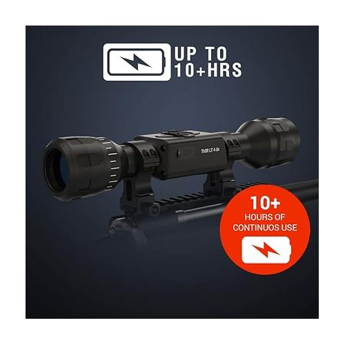  ATN Thor LT Thermal Rifle Scope w/10+hrs Battery & Ultra-Low Power Consumption