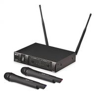 ATNY AT-50 HT UHF Dual Receiver Handheld Wireless Microphone System for Outdoor Wedding, Conference, Home KTV, Evening Party, Speech