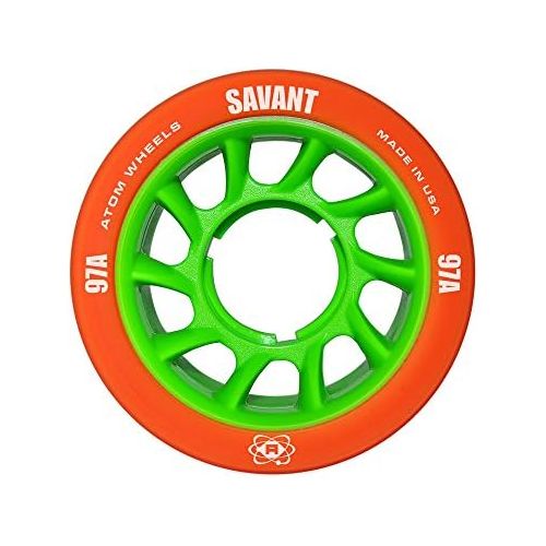  ATOM Savant Roller Derby Wheels - Ultra Light For Perfect Speed and Control - New-Available in 88A-97A Pink, Blue, Purple, Black, Orange