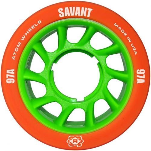  ATOM Savant Roller Derby Wheels - Ultra Light For Perfect Speed and Control - New-Available in 88A-97A Pink, Blue, Purple, Black, Orange