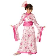 ATOMIC COSTUMES, LLC Girls Geisha Princess Kimono Costume Fancy Dress Pink Japanese Child Kids Large NEW