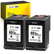 ATOPINK Remanufactured Ink Cartridge Replacement for HP 901 XL 901XL (2 Black) Work with OfficeJet 4500 J4550 J4680 J4680c J4580 J4540 G510a G510b G510g G510h G510n J4500 J4524 J45