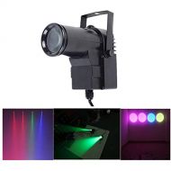 AUCD Mini 10W RGBW 4 IN 1 DMX512 Music LED Beam Lights Lamp Strong Spotlights Party Home Bar Wall KTV DJ Stage lighting Laser Projector LE-M512