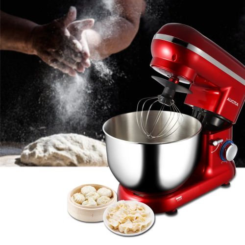  AUCMA Aucma stm2 Stand Mixer Kitchen & Dining, 15.16 x 8.78 x 12.56 inches, Red