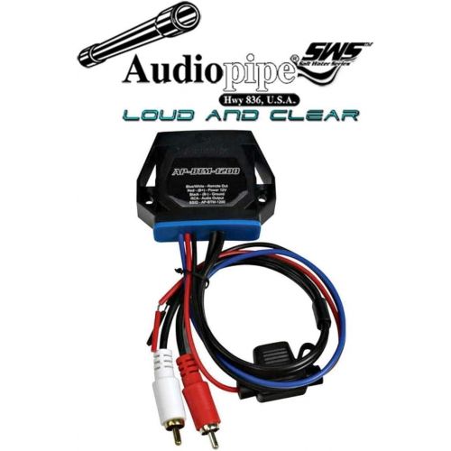  [아마존베스트]Audiopipe Marine Wireless Audio Receiver Adapter converts any amplifier or RCAs to stream wirelessly
