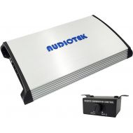 Audiotek AT5000S 2 Channel Stereo Car Amplifier - 5000 Watts, 2 Ohm Stable, LED Indicator, Full Range, Bass Knob Included, Great for Speakers and Subwoofers