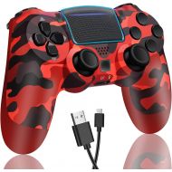 [아마존베스트]AUGEX Game Controller for PS4,Wireless Controller for Playstation 4 with Dual Vibration Game Joystick (Navy Blue)