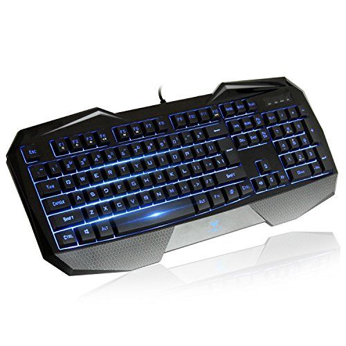  AULA Catalyst Gaming Keyboard, Ergonomic Keyboard Multimedia keys, Swappable Gaming keys, Computer Keyboard