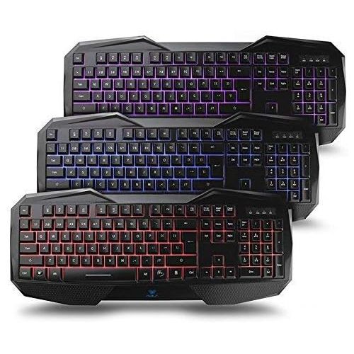  AULA Catalyst Gaming Keyboard, Ergonomic Keyboard Multimedia keys, Swappable Gaming keys, Computer Keyboard