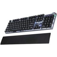 AULA F2088 Wired Mechanical Gaming Keyboard, with Dedicated Media Controls, Detachable Hand Rest, White LED Backlit, 104-Keys Ergonomic PC Gaming Keyboards, for Laptop Desktop Comp