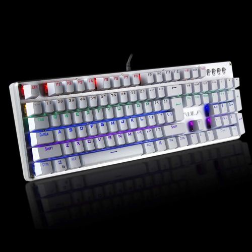  AULA Unicorn Backlit Mechanical Keyboard with Multi-color LED Illuminated Gaming Computer Keyboard, F2010