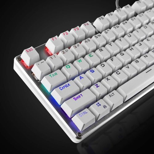  AULA Unicorn Backlit Mechanical Keyboard with Multi-color LED Illuminated Gaming Computer Keyboard, F2010