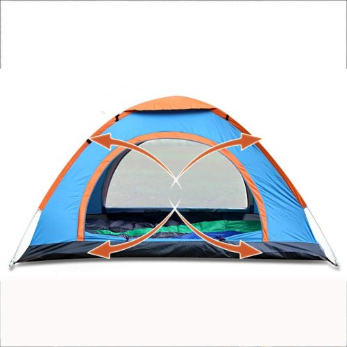  AUNLPB Camping Tent, Night Cat Camping Tent 3-4 Person Easy Instant Pop Up Tent Automatic Hydraulic Double Layer,Carrying Bag Included for Easy Transport