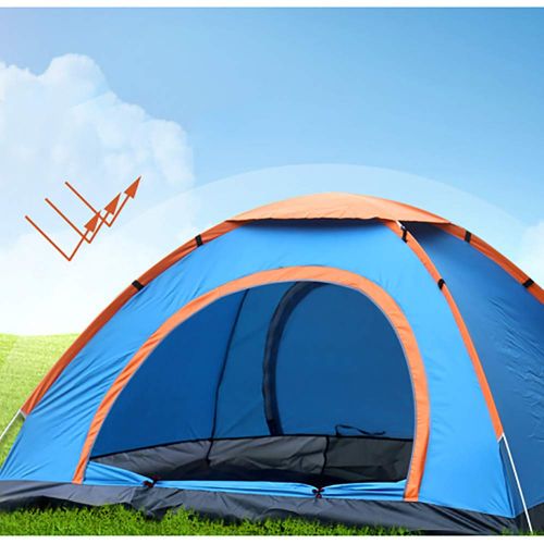  AUNLPB Camping Tent, Night Cat Camping Tent 3-4 Person Easy Instant Pop Up Tent Automatic Hydraulic Double Layer,Carrying Bag Included for Easy Transport