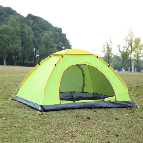  AUNLPB Camping Tent, Night Cat Camping Tent 3-4 Person Easy Instant Pop Up Tent Automatic Hydraulic Double Layer,Carrying Bag Included for Easy Transport