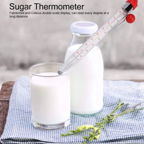  AUNMAS Candy Thermometer Hochprazises, transparentes PVC-Gehause fuer Lebensmittel. Sugar Candy Thermometer fuer Kuechenbedarf
