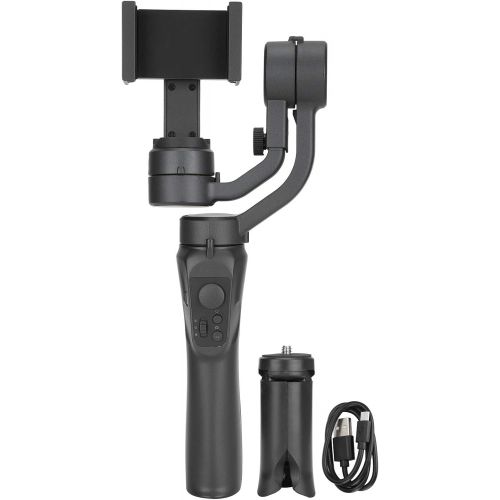  AUNMAS 3-Axis Multifunction Handheld Phone Stabilizer 3 Modes Gimbal Stabilizer USB Selfie Stick with Tripod USB Cable