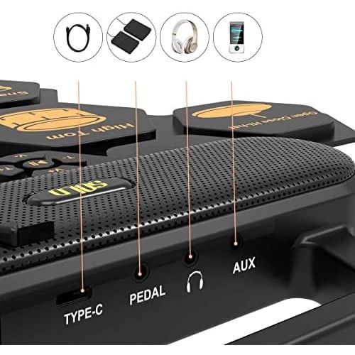  [아마존베스트]Solo Electronic drum, portable rechargeable electronic drum, suitable gifts for children.