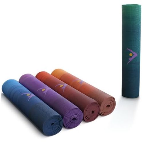  Aurorae Printed Extra Thick 5mm and 72 Long Premium Eco Safe Yoga Mat with Non Slip Rosin